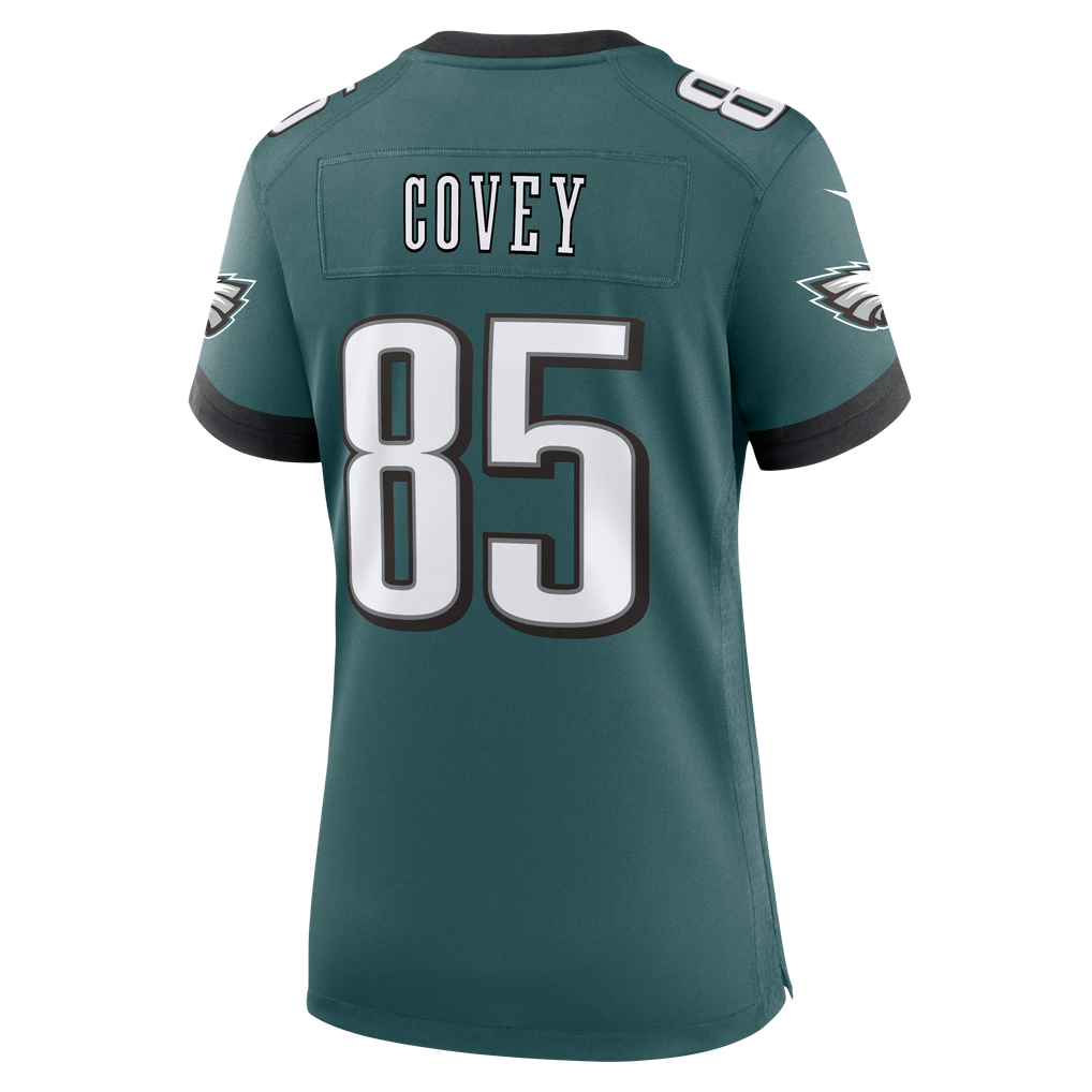 Women's Philadelphia Eagles Britain Covey Midnight Green Team Game Jersey