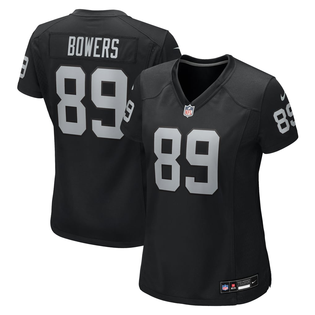 Women's Las Vegas Raiders Brock Bowers Black Team Game Jersey