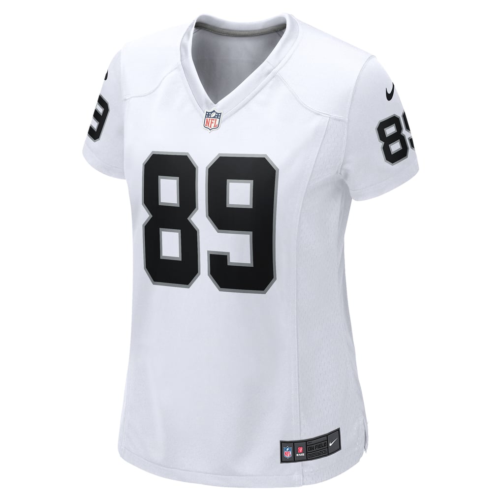 Women's Las Vegas Raiders Brock Bowers White Game Jersey