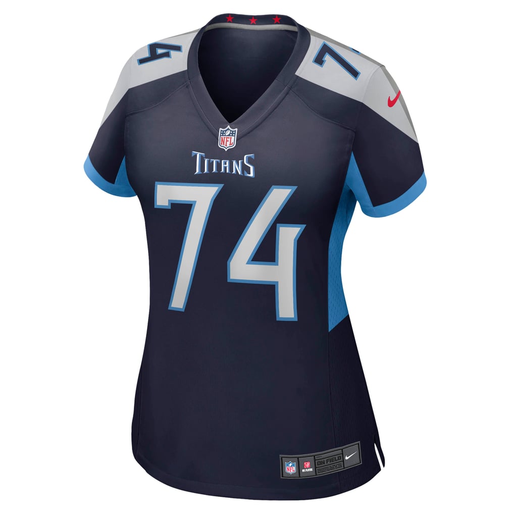 Women's Tennessee Titans Bruce Matthews Navy Retired Player Jersey