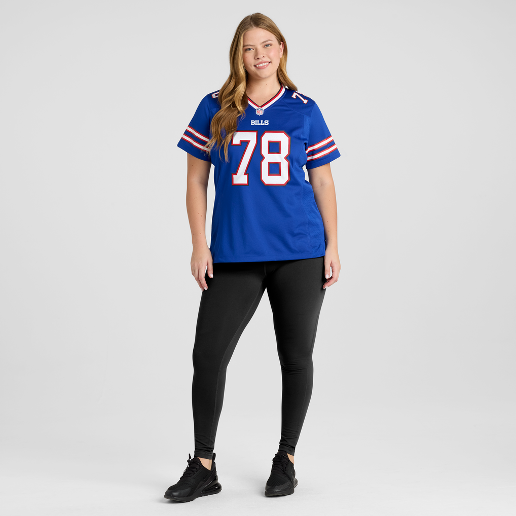 Women's Buffalo Bills Bruce Smith Royal Game Retired Player Jersey