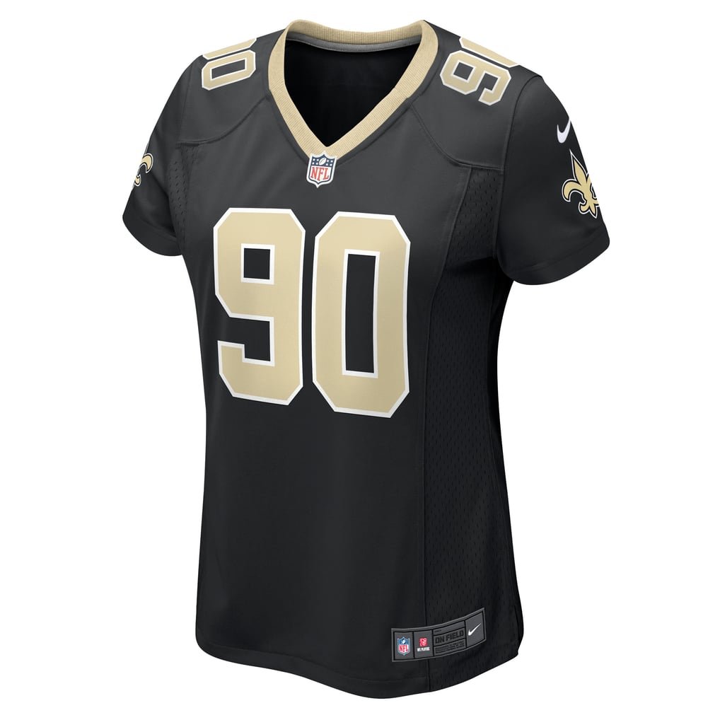 Women's New Orleans Saints Bryan Bresee Black Game Jersey
