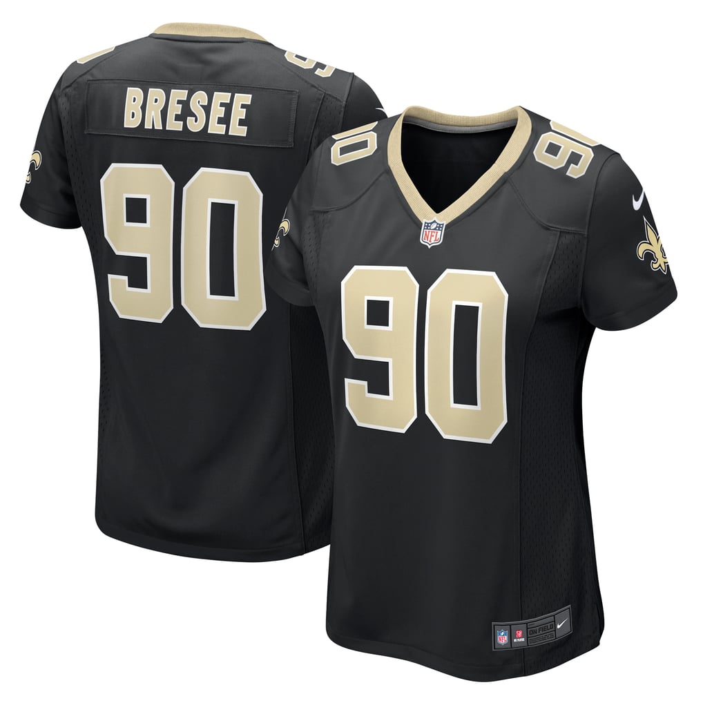 Women's New Orleans Saints Bryan Bresee Black Game Jersey