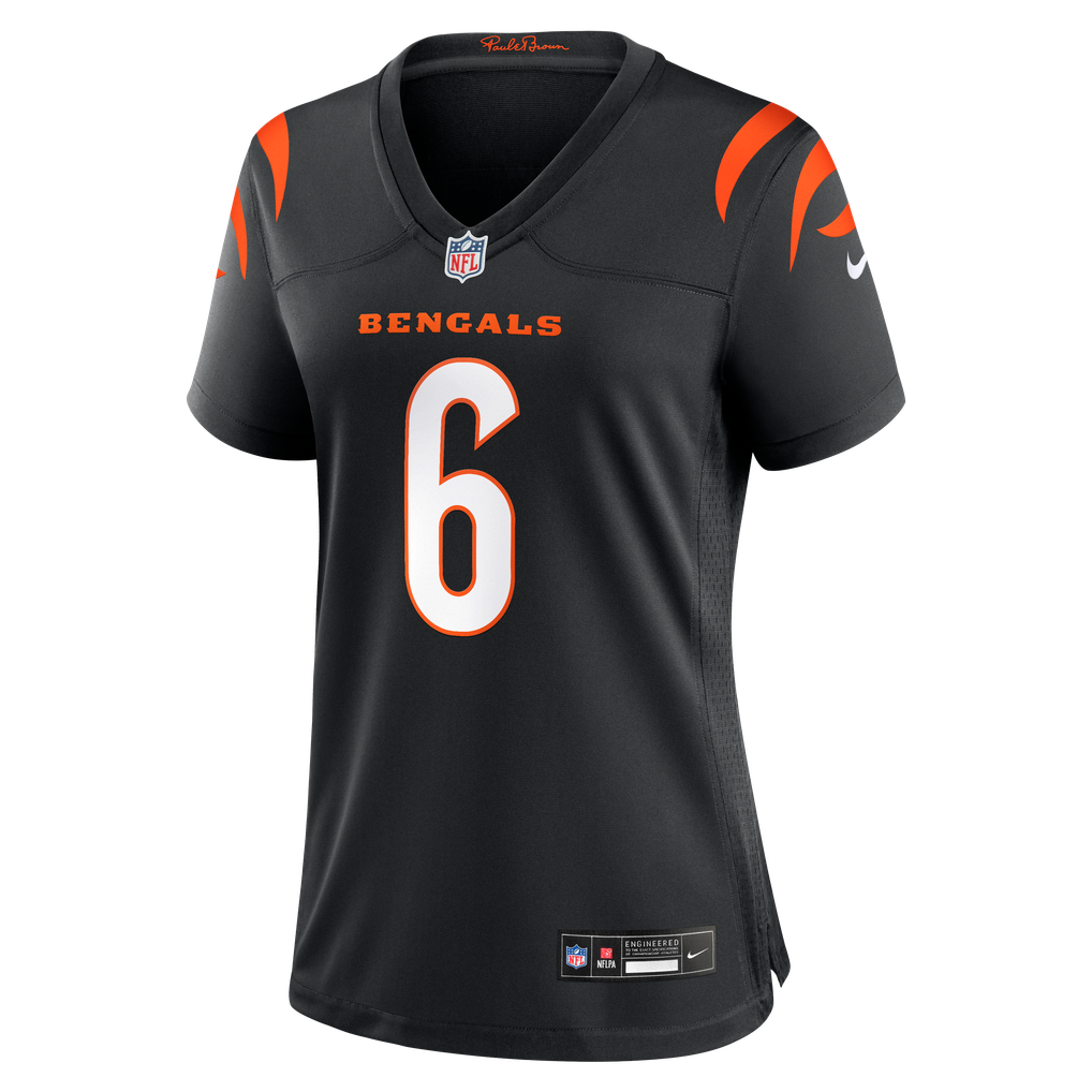 Women's Cincinnati Bengals Bryan Cook Black Team Game Jersey