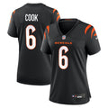 Women's Cincinnati Bengals Bryan Cook Black Team Game Jersey