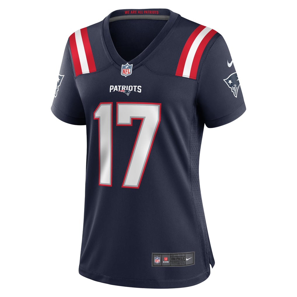 Women's New England Patriots Bryce Baringer Navy Game Jersey