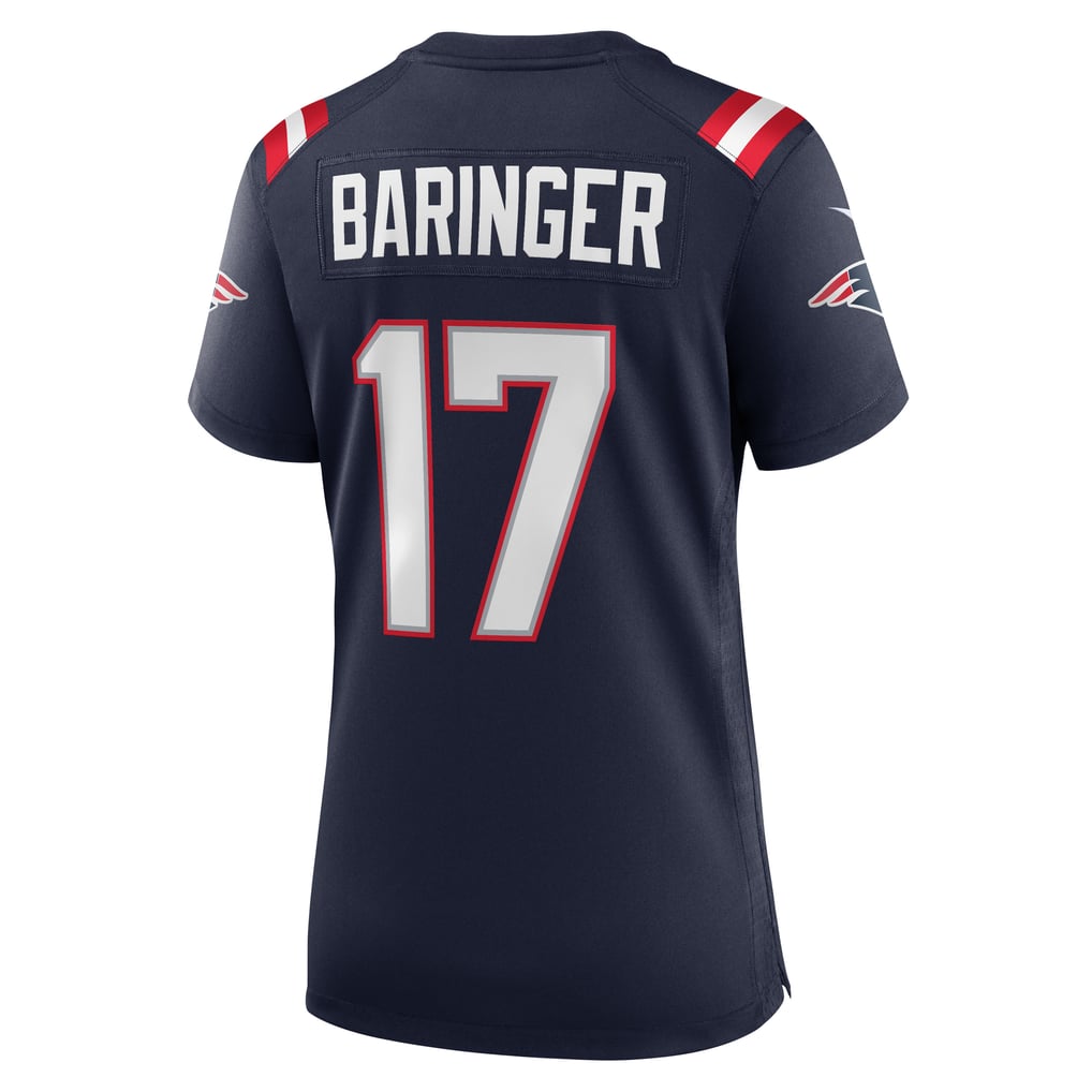 Women's New England Patriots Bryce Baringer Navy Game Jersey
