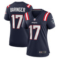 Women's New England Patriots Bryce Baringer Navy Game Jersey