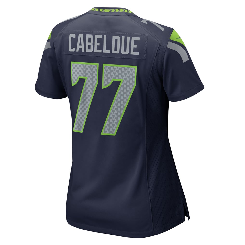 Women's Seattle Seahawks Bryce Cabeldue College Navy Team Game Jersey