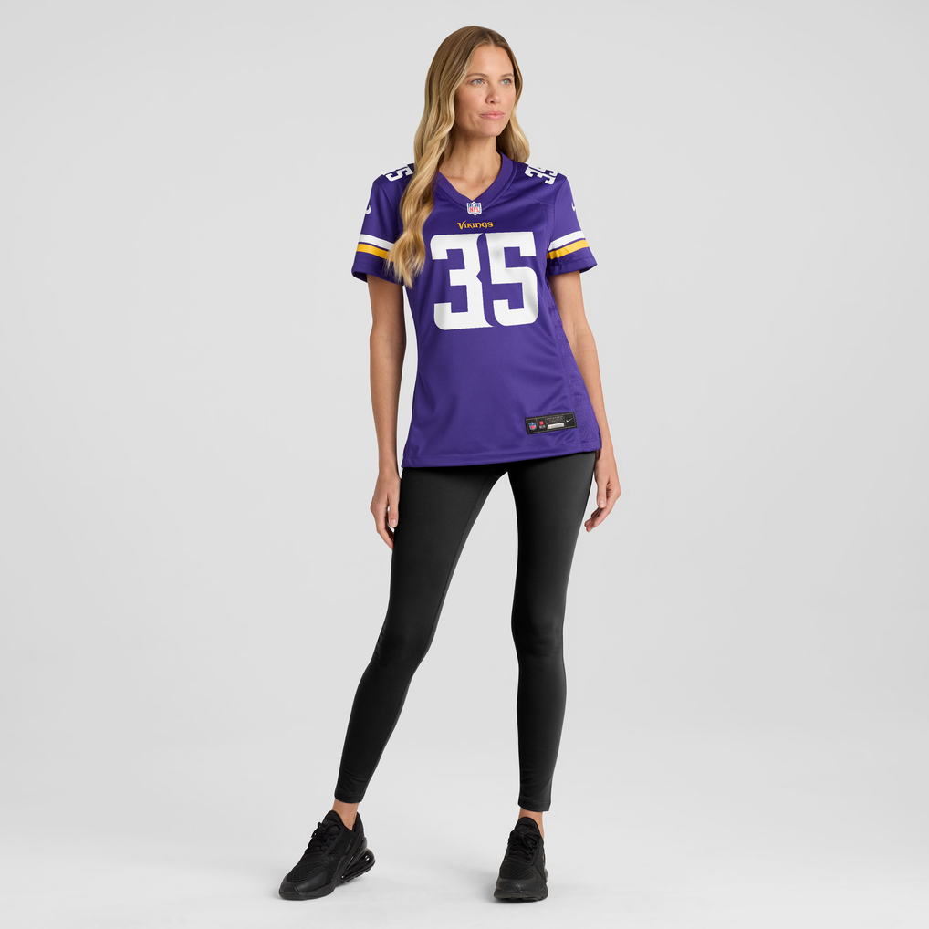 Women's Minnesota Vikings Bryce Phillips Purple Team Game Jersey