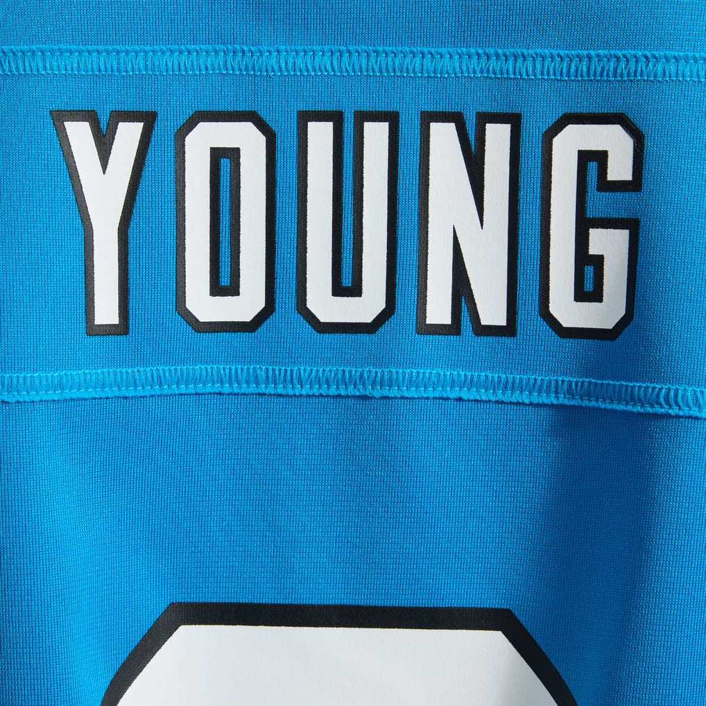 Women's Carolina Panthers Bryce Young Blue Player Jersey