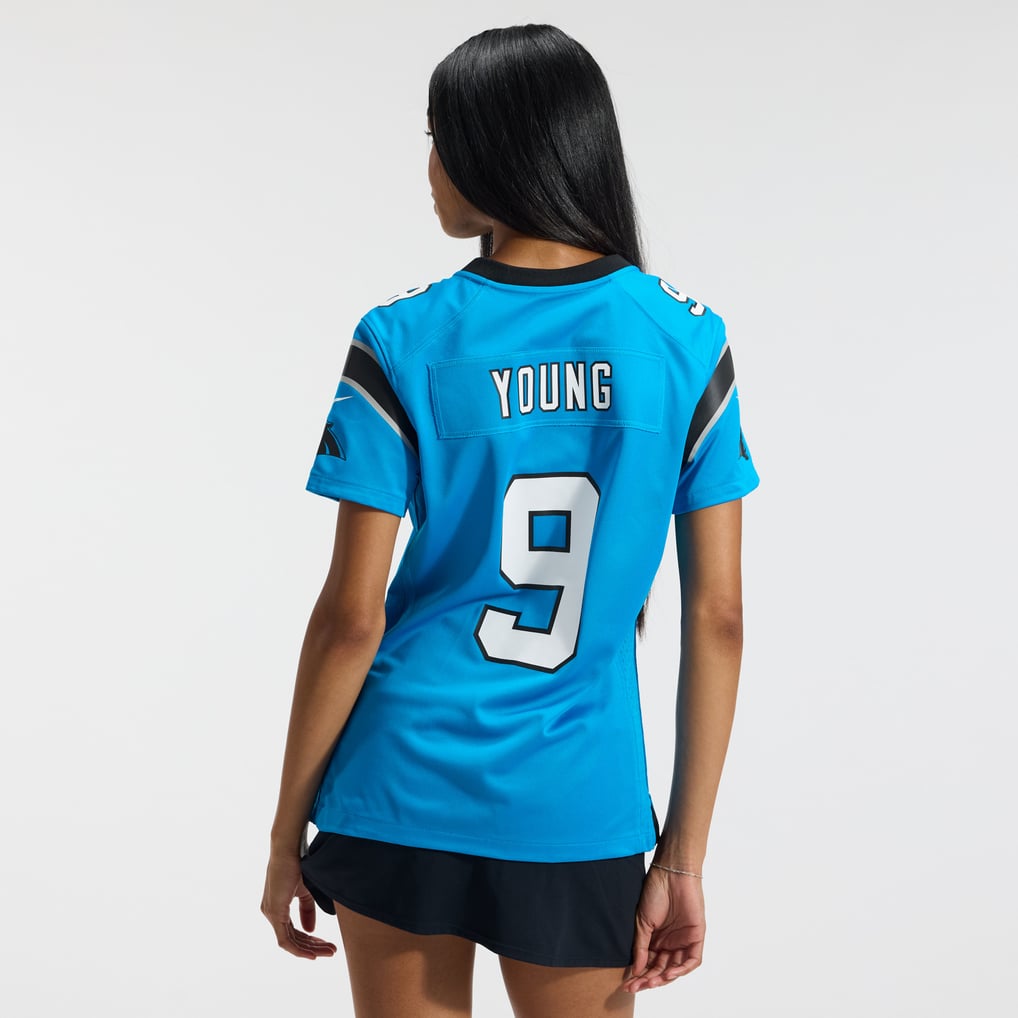 Women's Carolina Panthers Bryce Young Blue Player Jersey