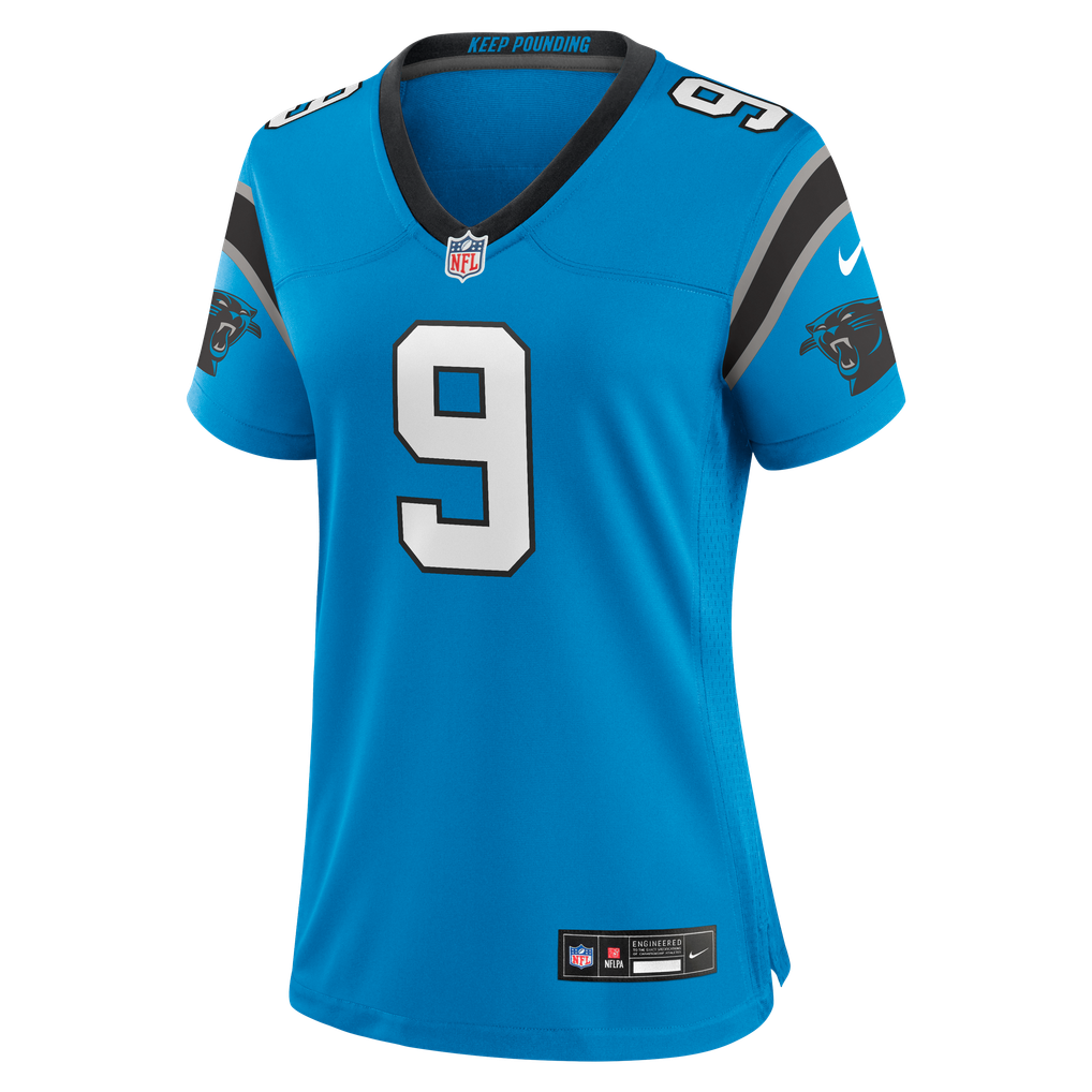 Women's Carolina Panthers Bryce Young Blue Player Jersey