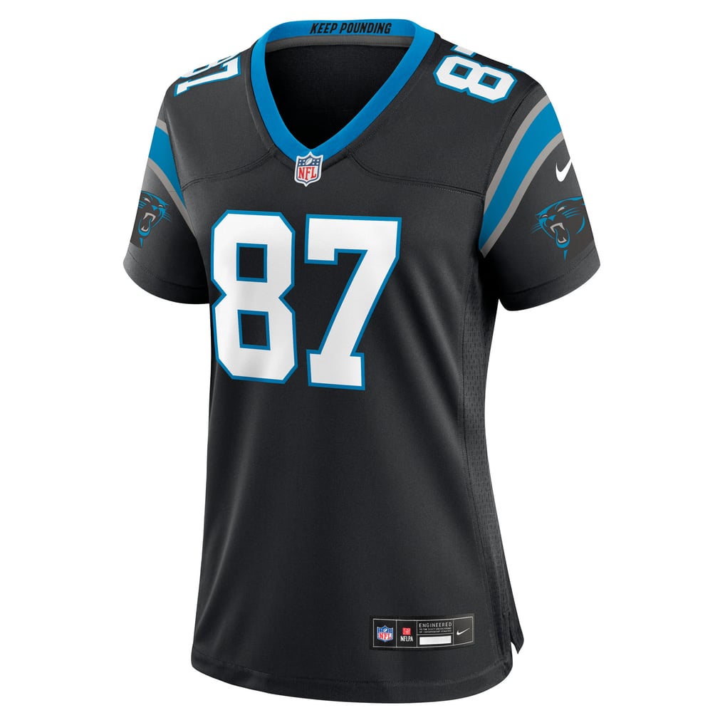 Women's Carolina Panthers Brycen Tremayne Black Team Game Jersey