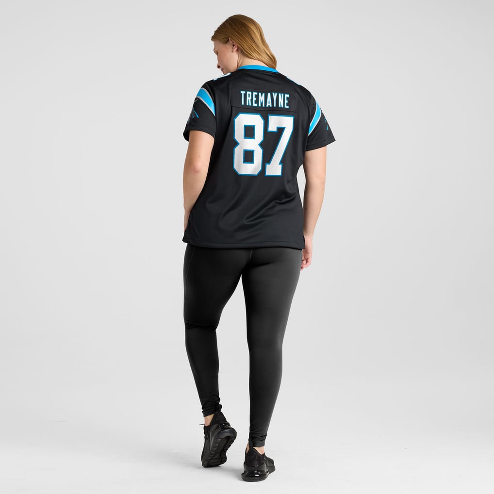 Women's Carolina Panthers Brycen Tremayne Black Team Game Jersey
