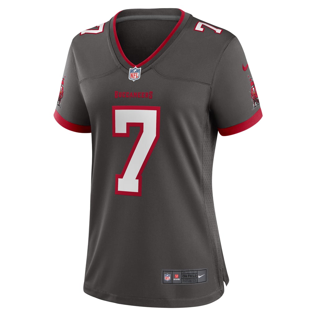 Women's Tampa Bay Buccaneers Bucky Irving Pewter Alternate Game Jersey