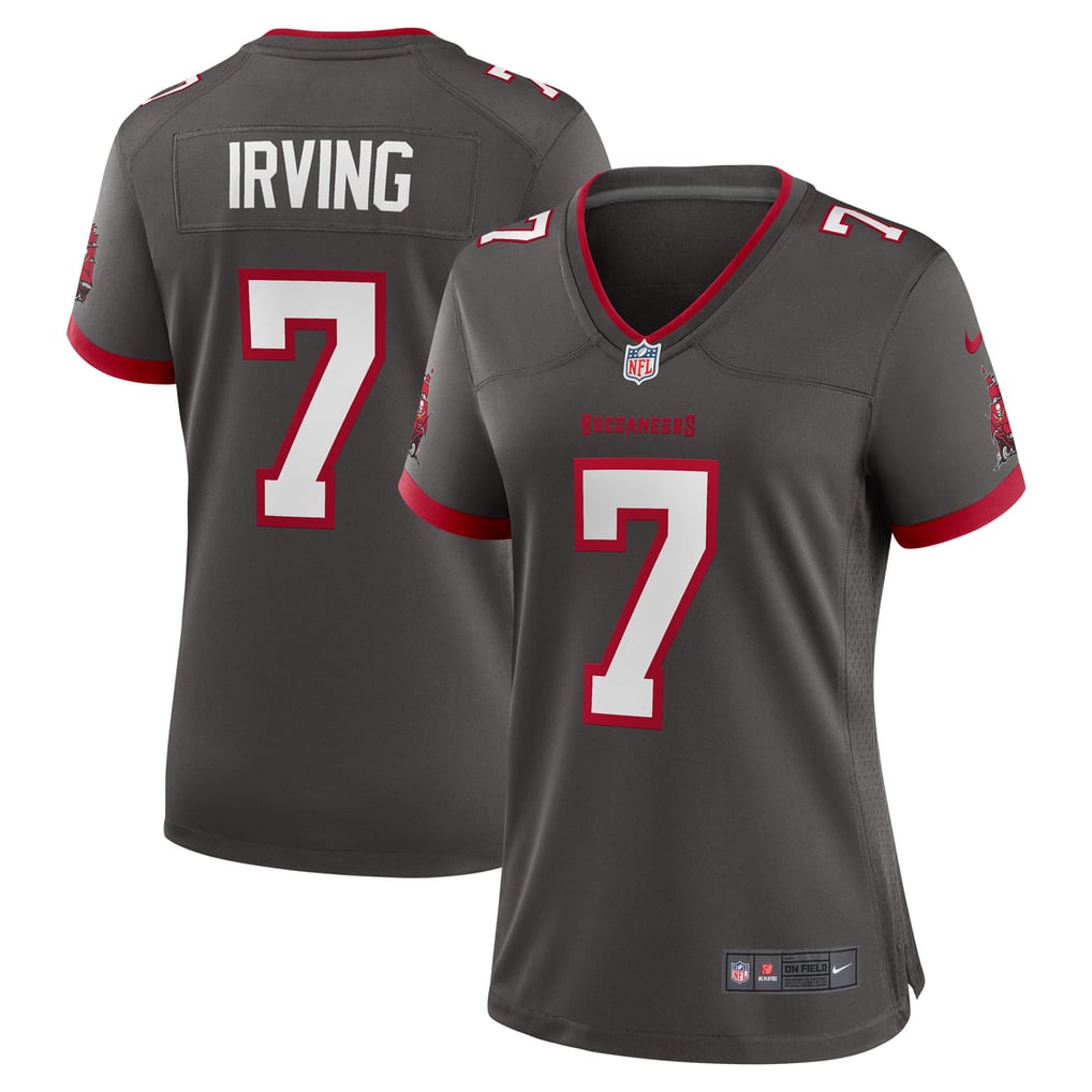 Women's Tampa Bay Buccaneers Bucky Irving Pewter Alternate Game Jersey