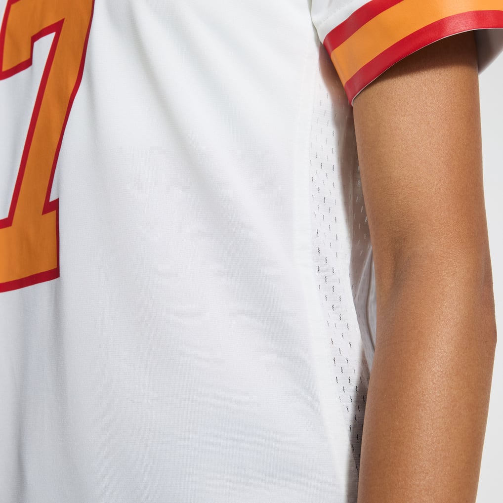 Women's '76 Tampa Bay Buccaneers Bucky Irving White Game Jersey