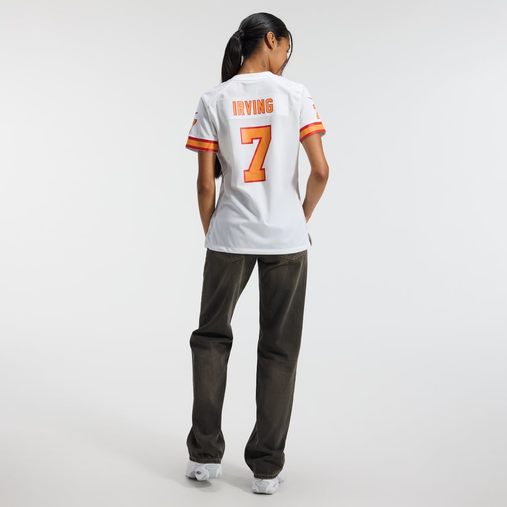 Women's '76 Tampa Bay Buccaneers Bucky Irving White Game Jersey