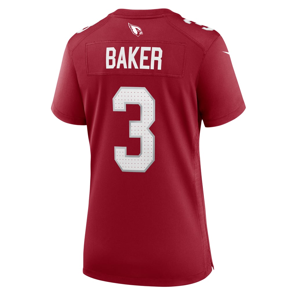 Women's Arizona Cardinals Budda Baker Cardinal Team Game Jersey
