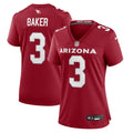 Women's Arizona Cardinals Budda Baker Cardinal Team Game Jersey