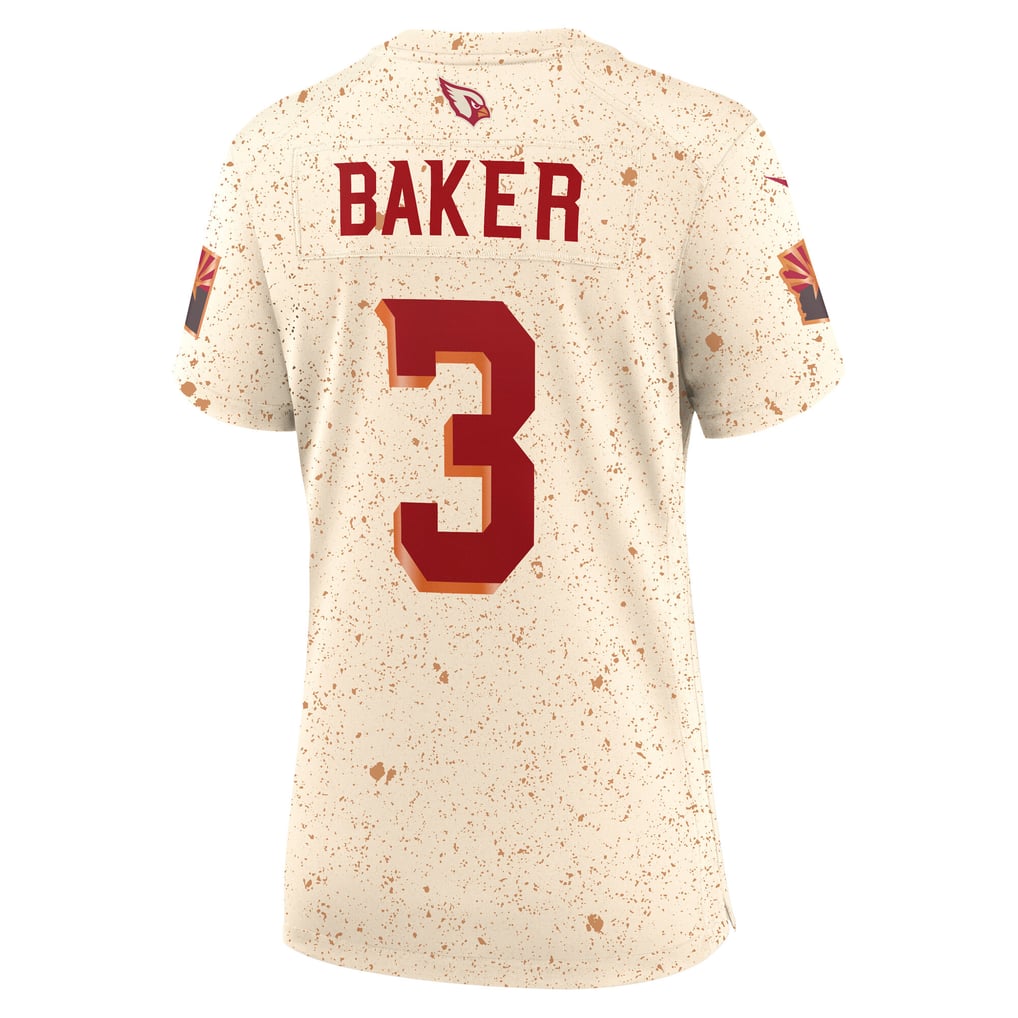 Women's Arizona Cardinals Budda Baker Natural Rivalries Collection Game Jersey