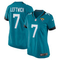 Women's Jacksonville Jaguars Byron Leftwich Teal Retired Player Game Jersey