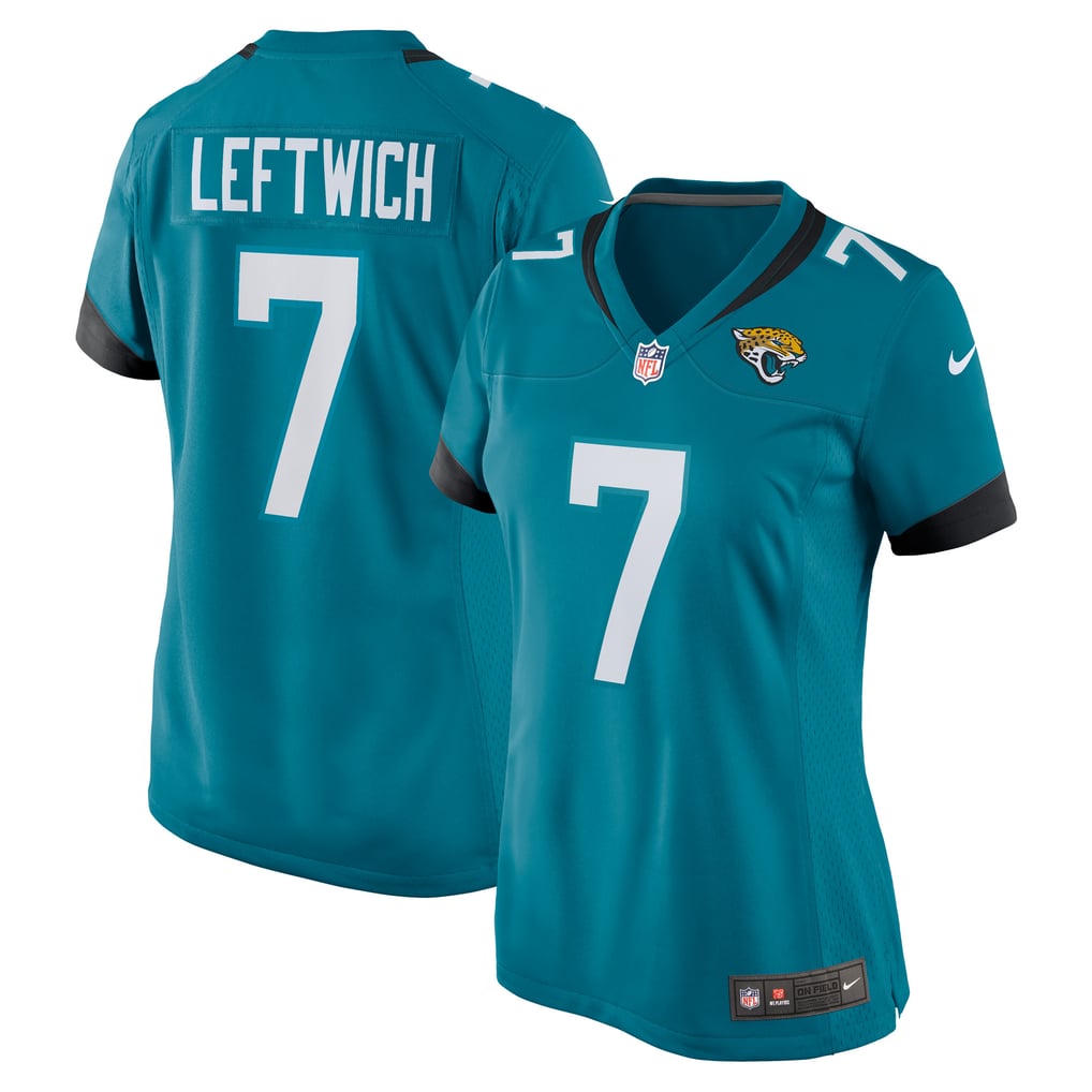Women's Jacksonville Jaguars Byron Leftwich Teal Retired Player Game Jersey
