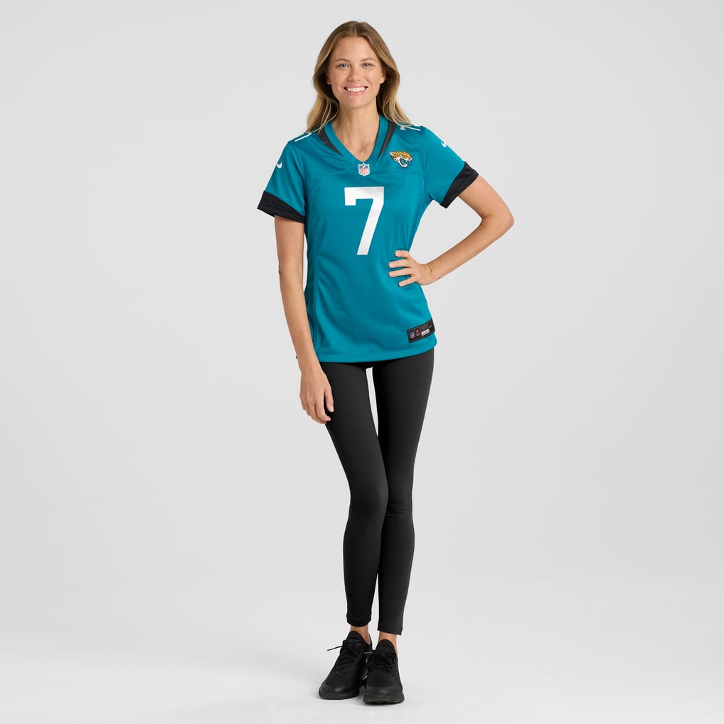 Women's Jacksonville Jaguars Byron Leftwich Teal Retired Player Game Jersey