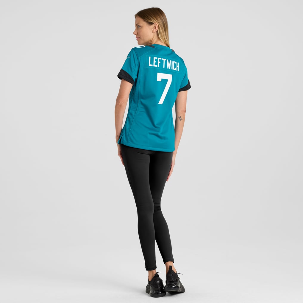 Women's Jacksonville Jaguars Byron Leftwich Teal Retired Player Game Jersey
