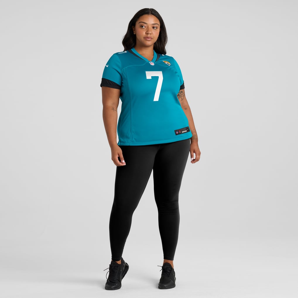 Women's Jacksonville Jaguars Byron Leftwich Teal Retired Player Game Jersey