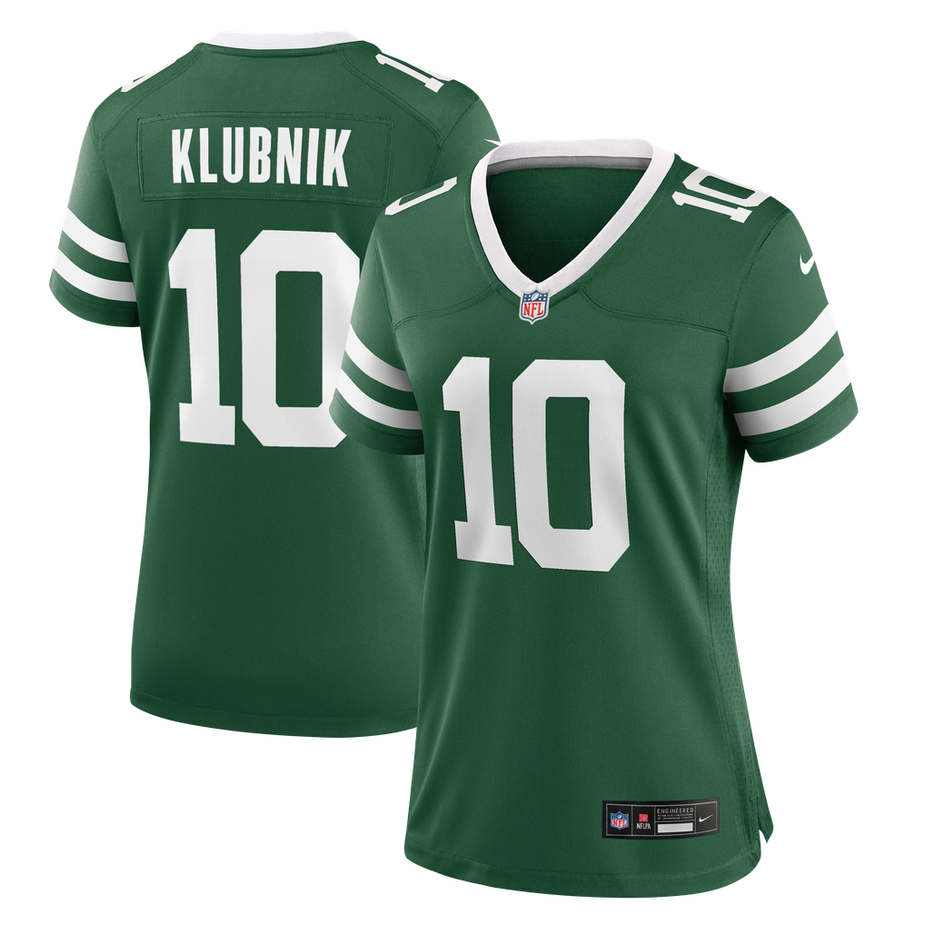 Women's New York Jets Cade Klubnik Legacy Green Team Game Jersey
