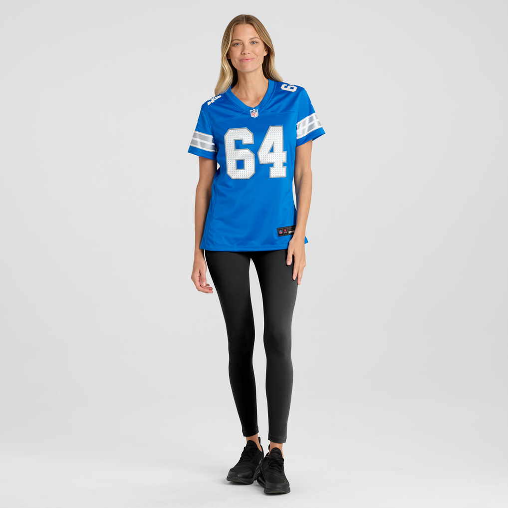 Women's Detroit Lions Cade Mays Blue Team Game Jersey