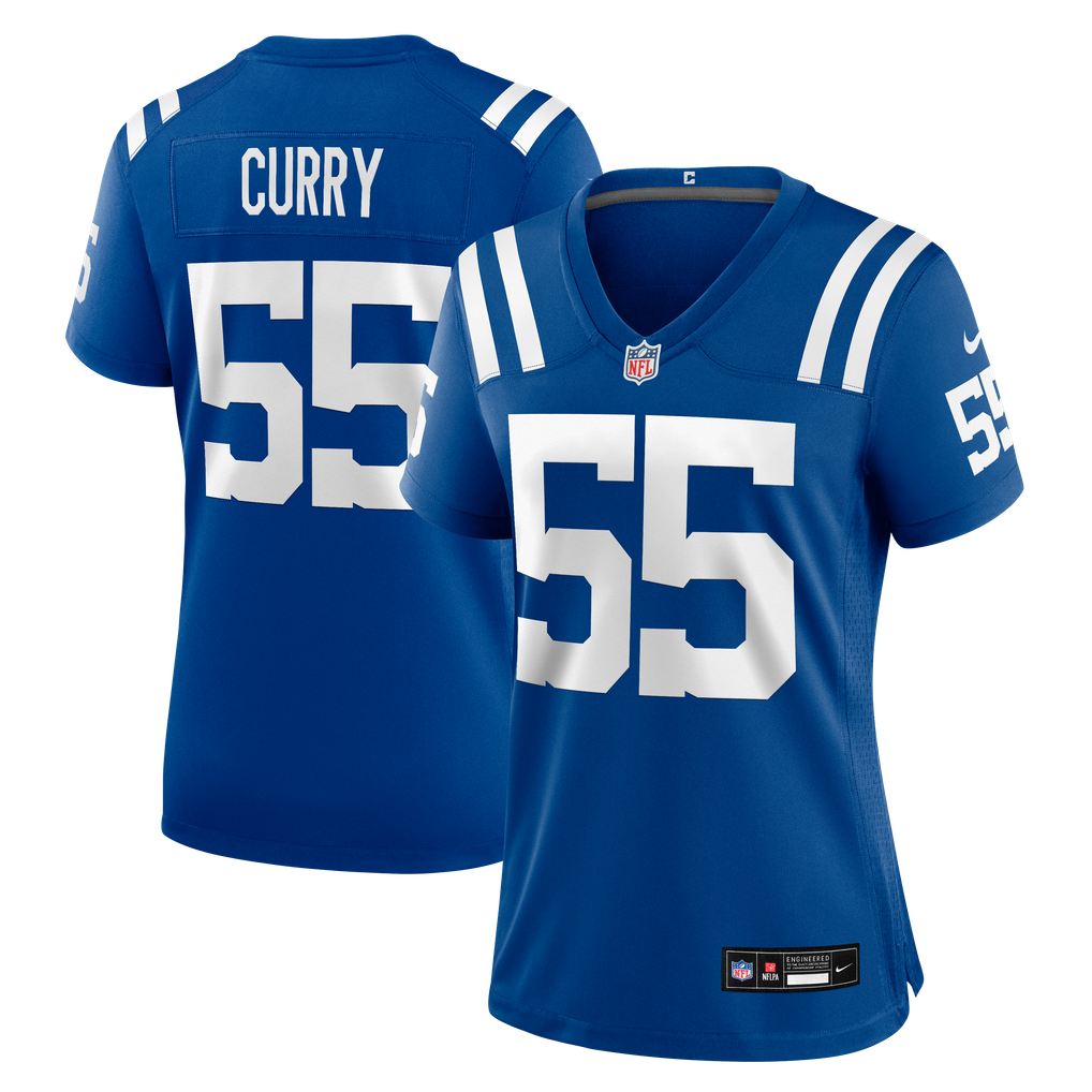 Women's Indianapolis Colts Caden Curry Royal Team Game Jersey