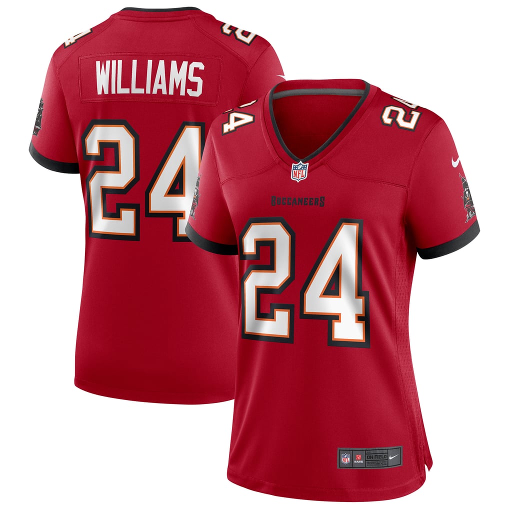 Women's Tampa Bay Buccaneers Cadillac Williams Red Game Retired Player Jersey