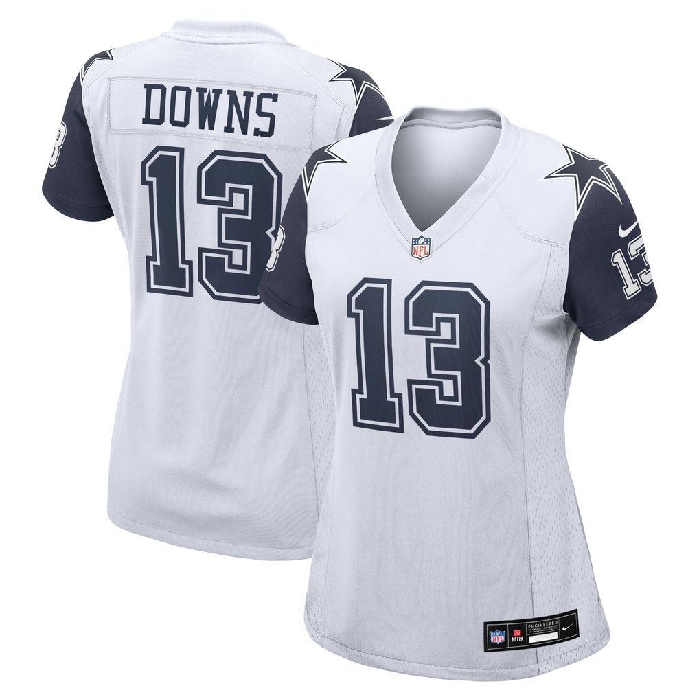 Women's Dallas Cowboys Caleb Downs White Alternate Game Jersey