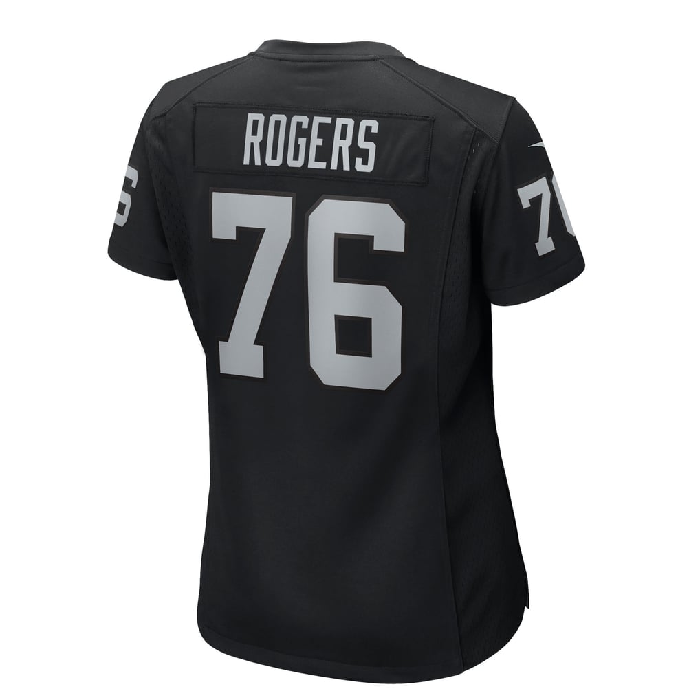 Women's Las Vegas Raiders Caleb Rogers Black Team Game Jersey