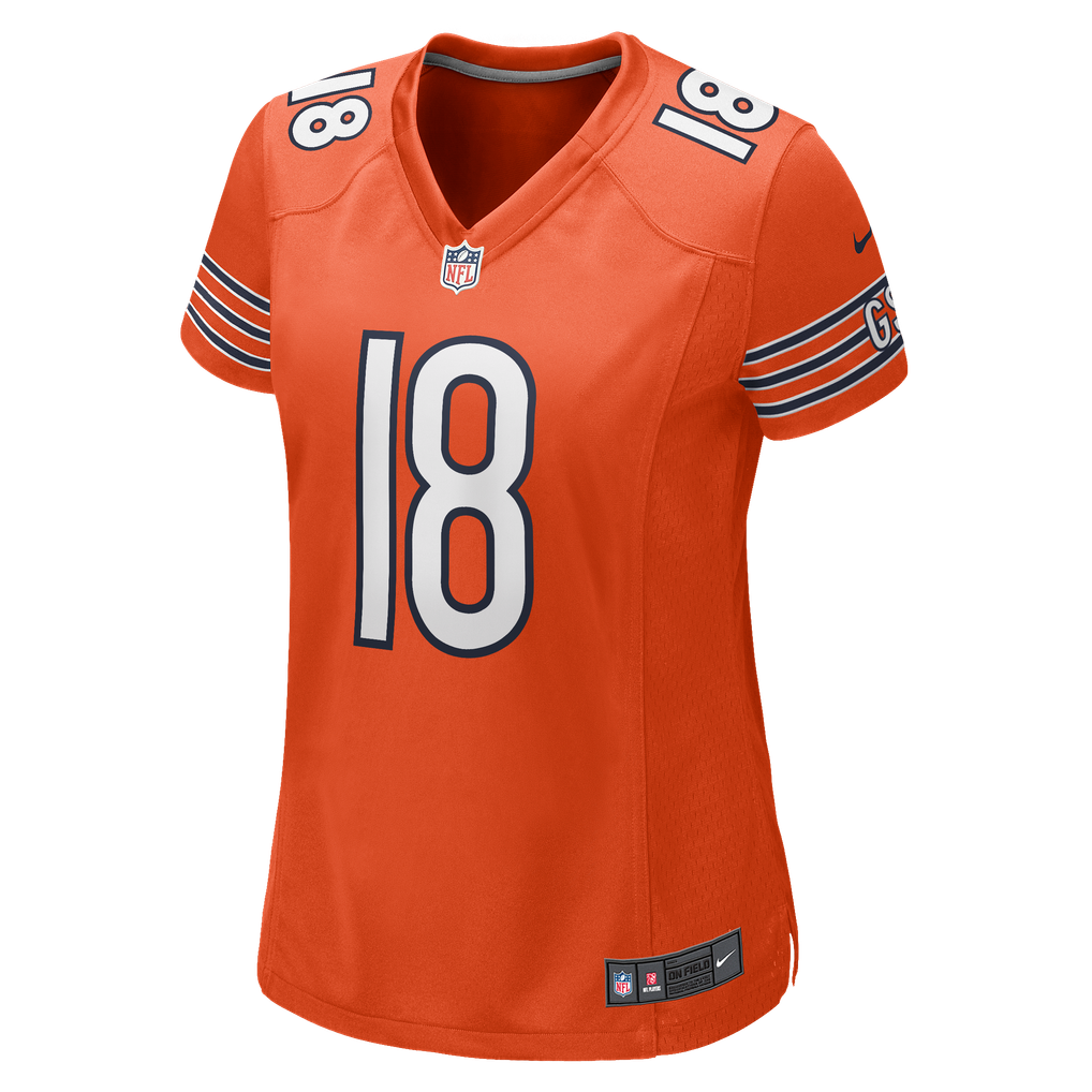 Women's Chicago Bears Caleb Williams Orange Alternate Game Jersey