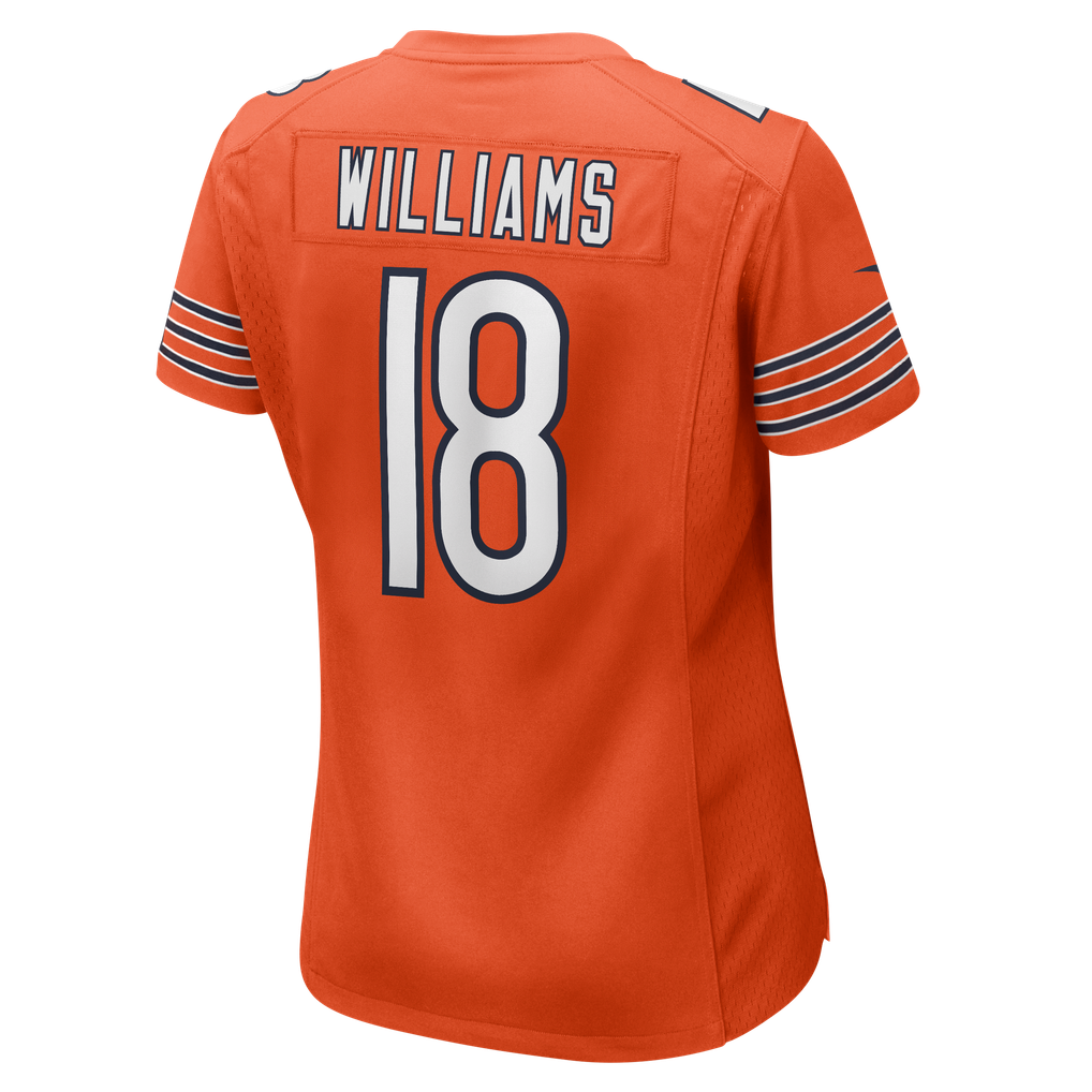 Women's Chicago Bears Caleb Williams Orange Alternate Game Jersey
