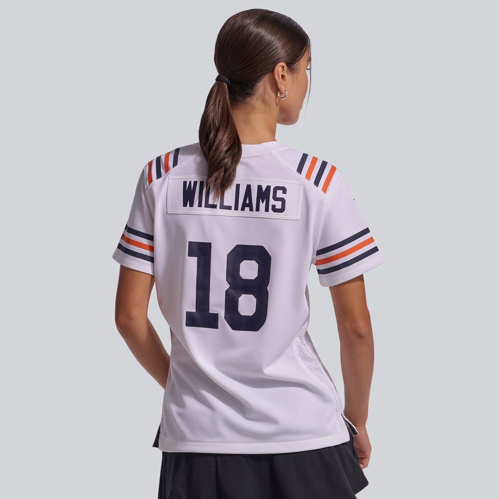 Women's Chicago Bears Caleb Williams White 2nd Alternate Game Player Jersey