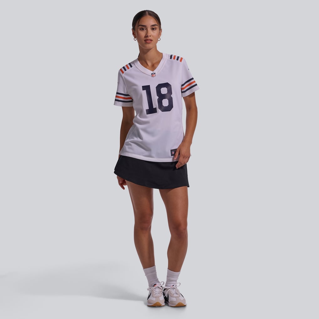 Women's Chicago Bears Caleb Williams White 2nd Alternate Game Player Jersey