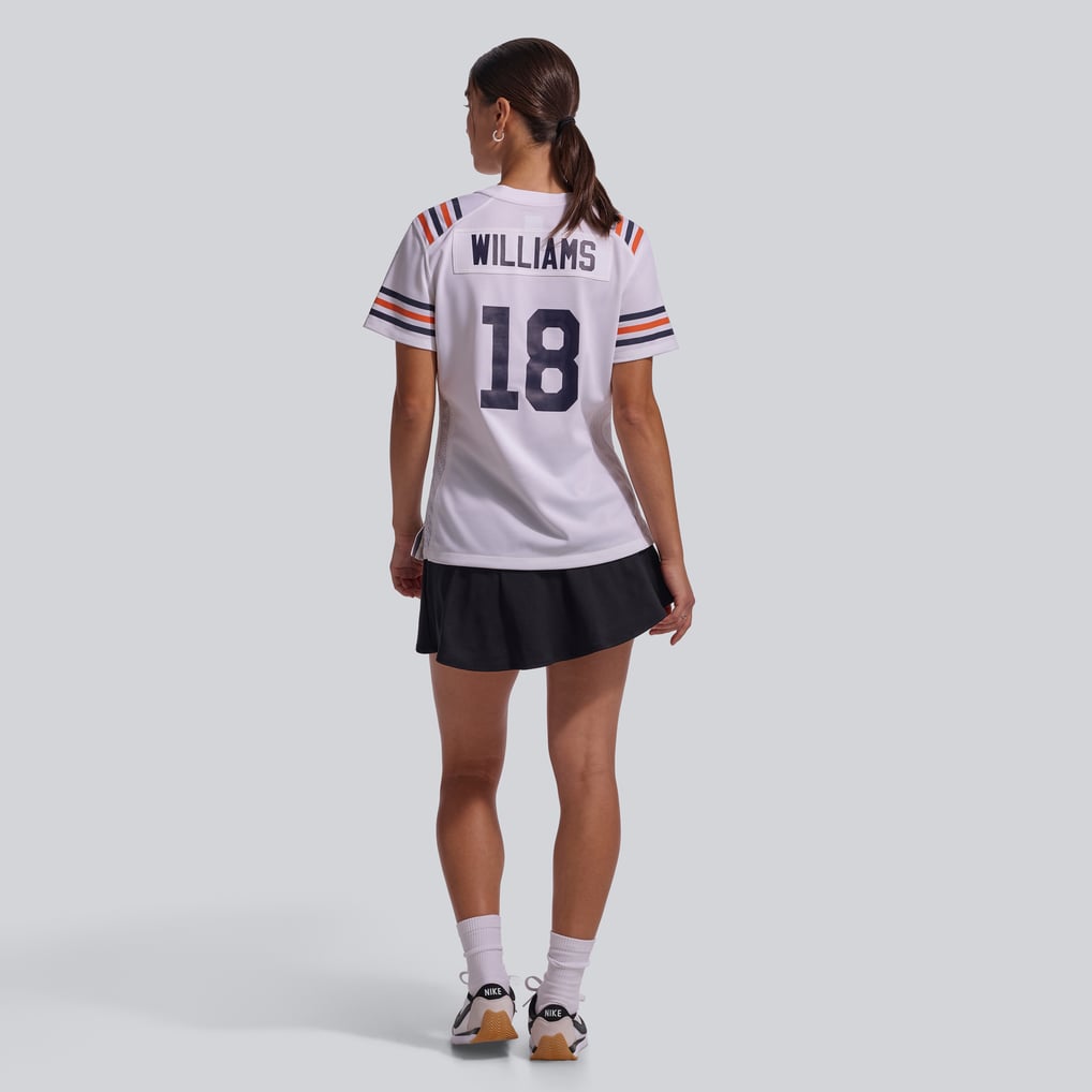 Women's Chicago Bears Caleb Williams White 2nd Alternate Game Player Jersey