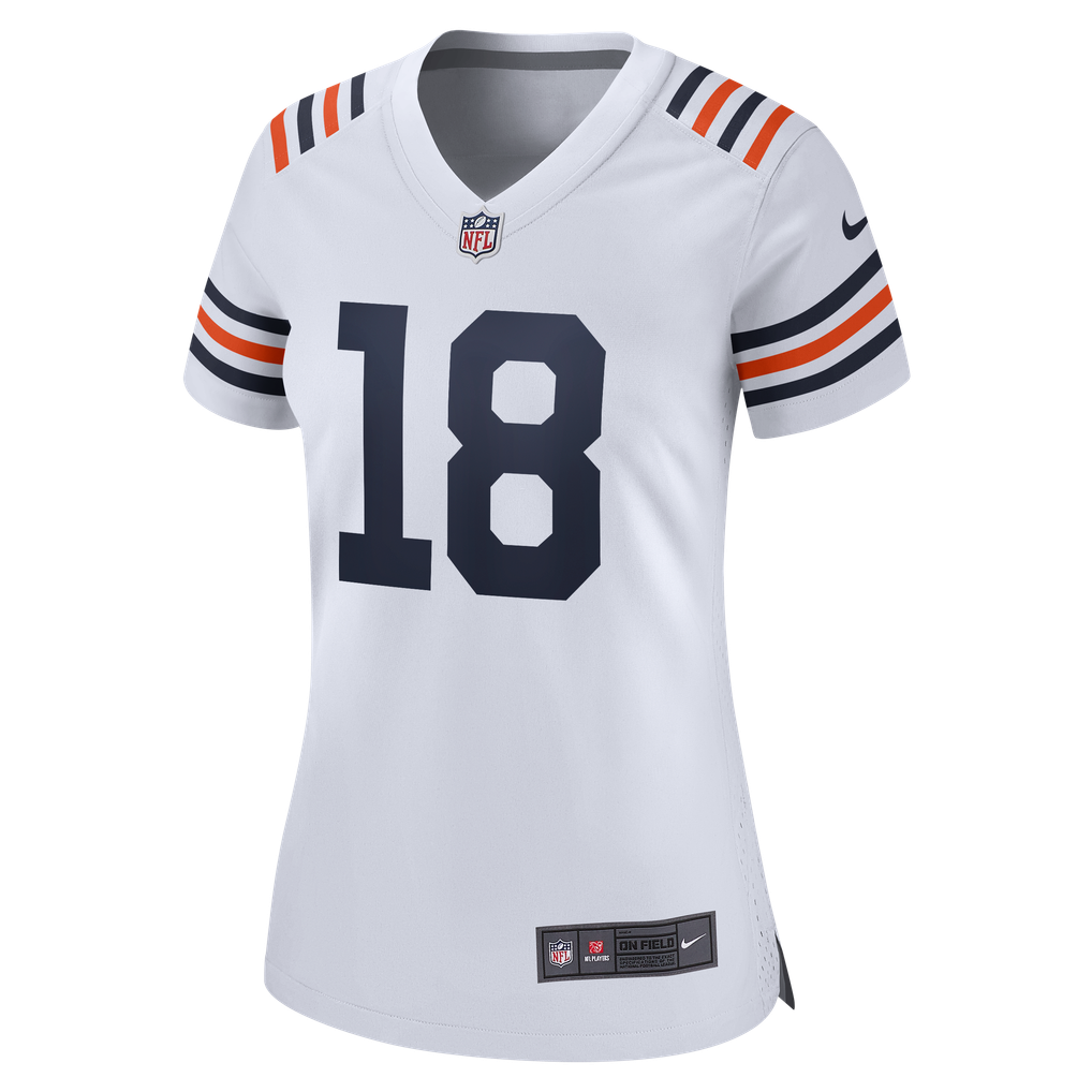 Women's Chicago Bears Caleb Williams White 2nd Alternate Game Player Jersey
