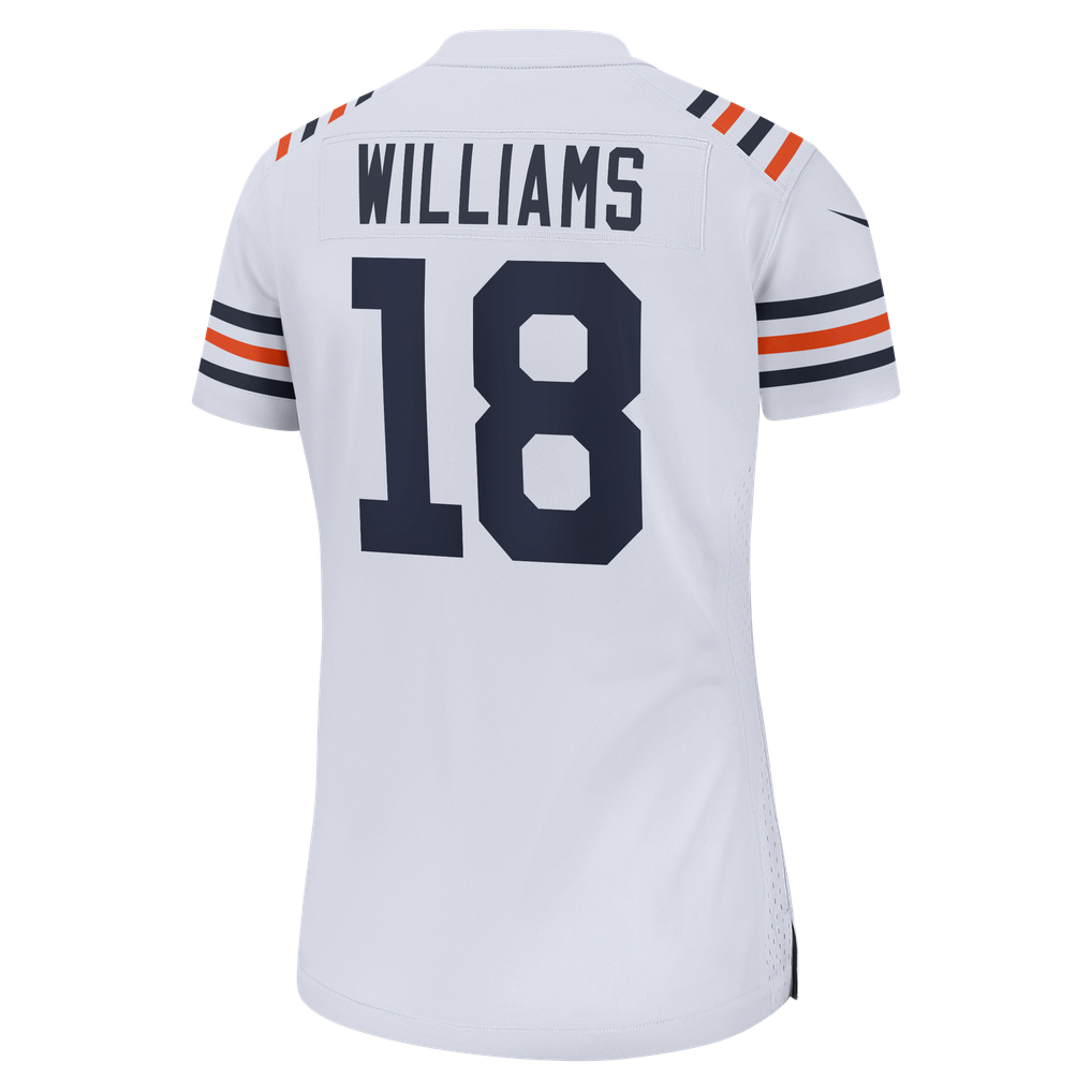 Women's Chicago Bears Caleb Williams White 2nd Alternate Game Player Jersey