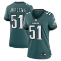 Women's Philadelphia Eagles Cam Jurgens Midnight Green Team Game Jersey