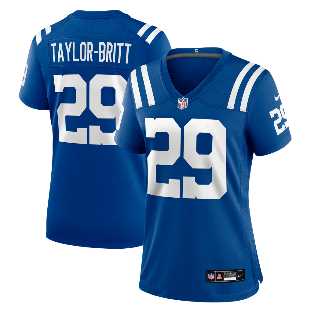Women's Indianapolis Colts Cam Taylor-Britt Royal Team Game Jersey