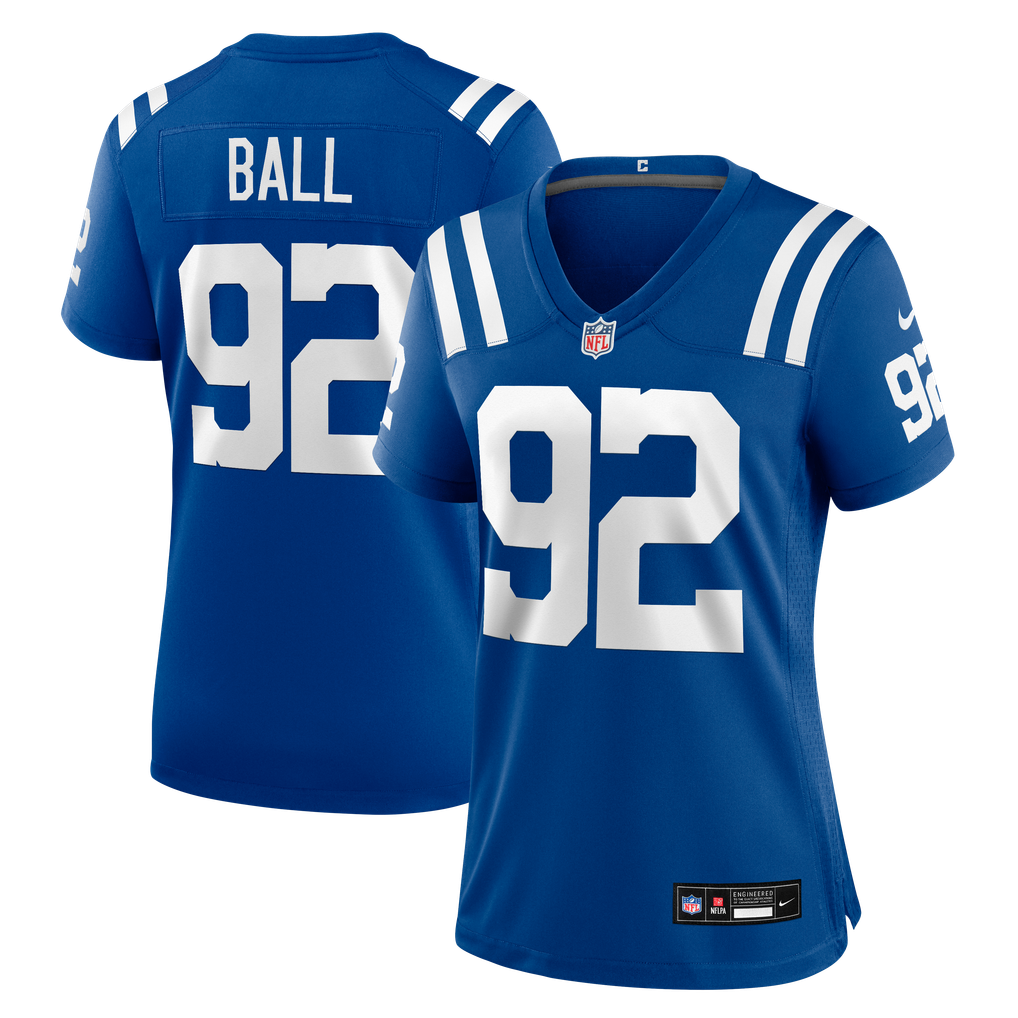 Women's Indianapolis Colts Cameron Ball Royal Team Game Jersey