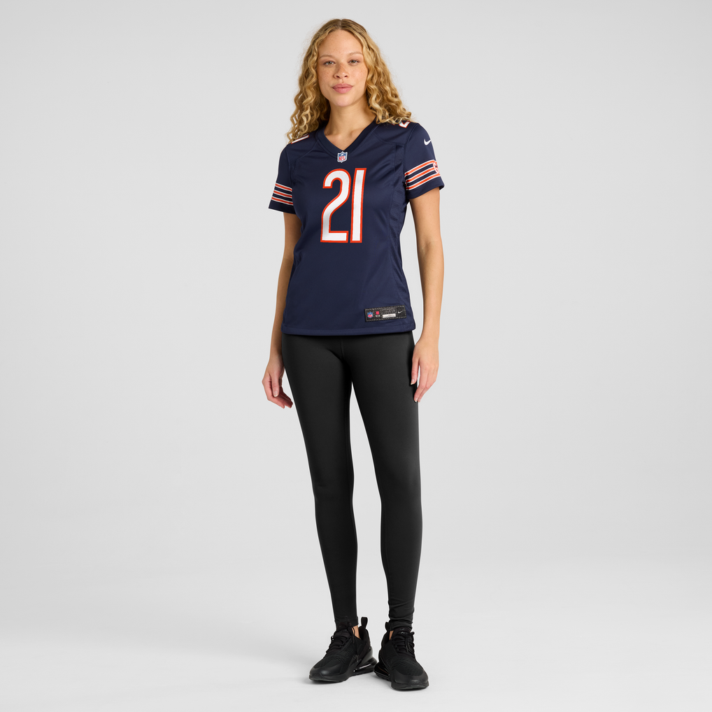 Women's Chicago Bears Cameron Lewis Navy Team Game Jersey