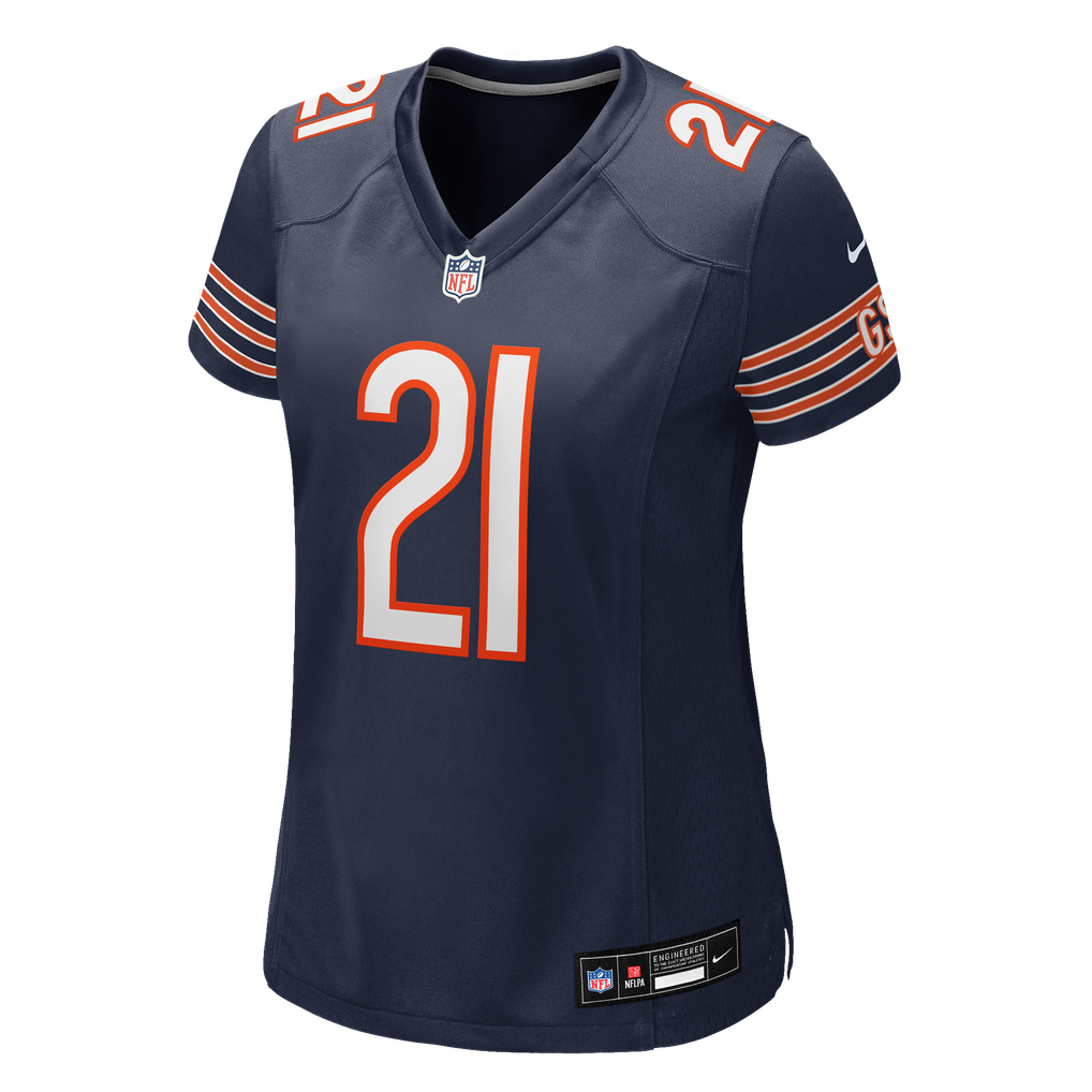 Women's Chicago Bears Cameron Lewis Navy Team Game Jersey