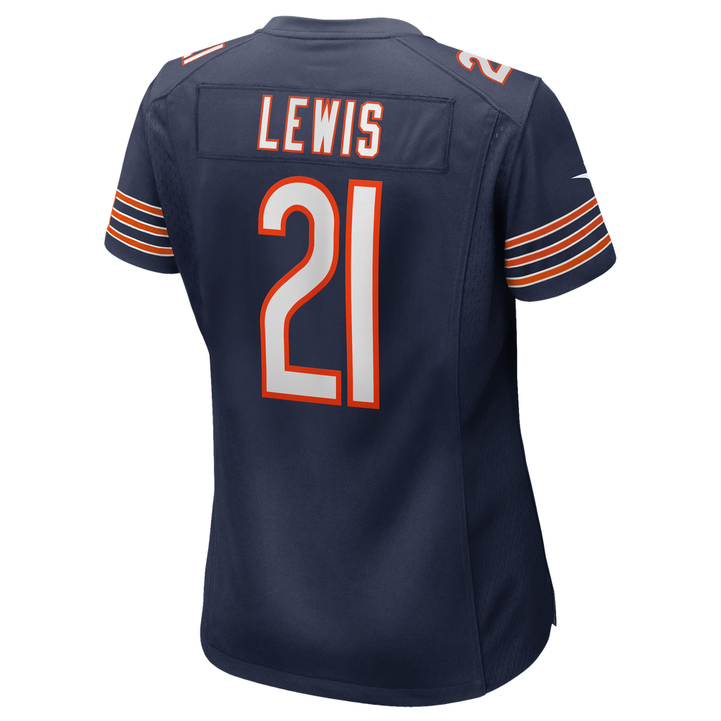 Women's Chicago Bears Cameron Lewis Navy Team Game Jersey